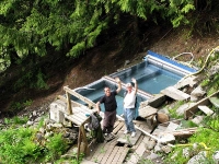 Nan and Neil at Scenic Hot Springs