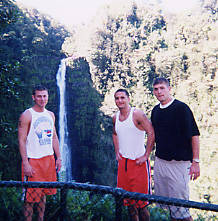 Scott, Adam, Marc at Pe’epe’e Falls