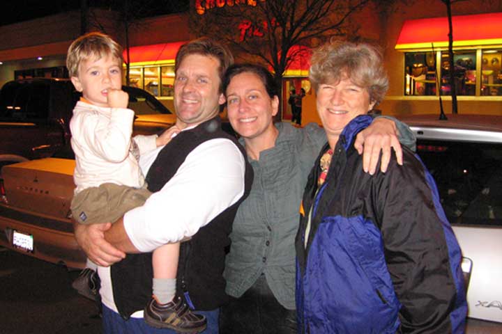Yep, cold in California in February Dina, Clark, Jake