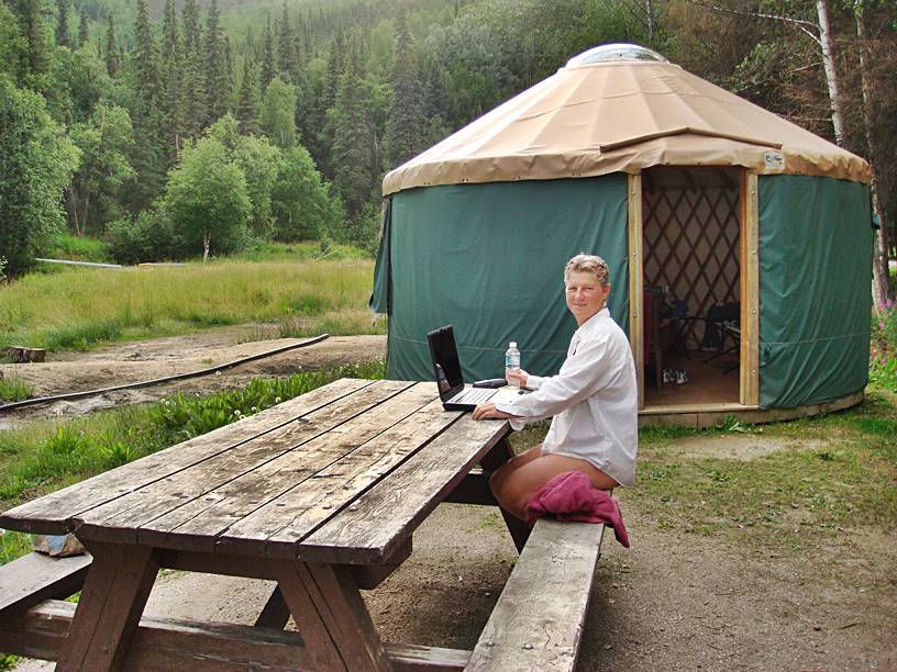 Our yurt at Chena Hot Springs Our yurt at Chena Hot Springs