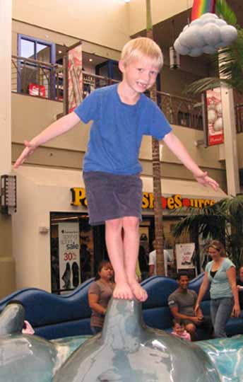 Staying balanced on top Staying balanced on top