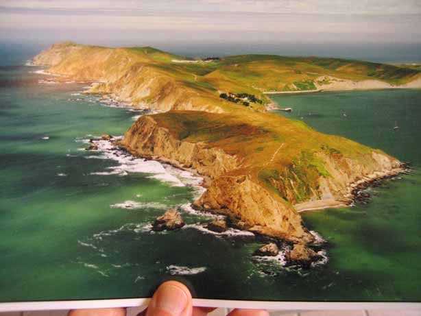 lazy man's aerial view Point Reyes