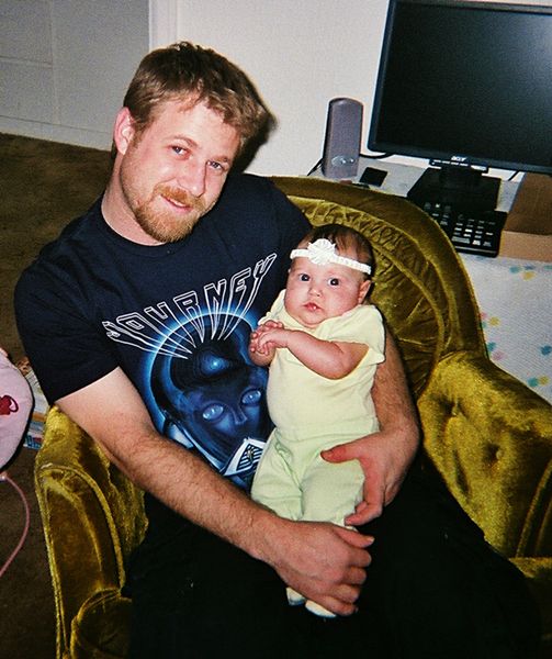 Proud Dad even wears a shirt with daughter's name Jason and Journey12