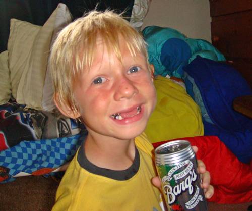 This should be an ad for root beer Quentin smiling